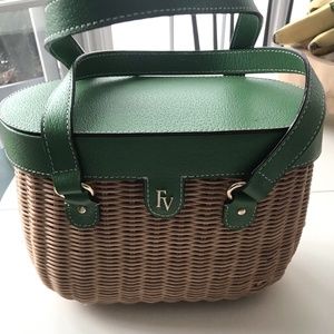 Frances valentine Wicker basket natural